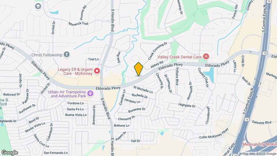 2805 Glen Hollow Dr Map and Location Details