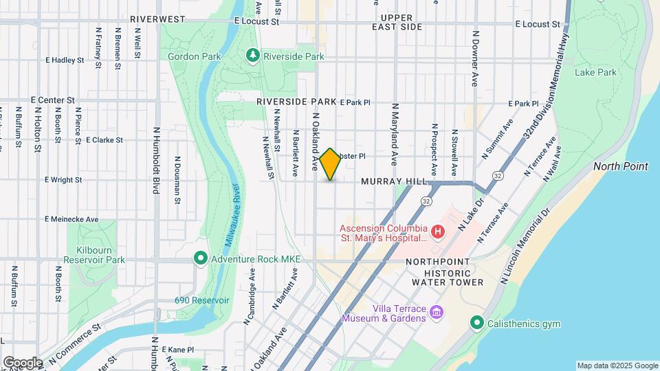 2495-2497 N Cramer St Map and Location Details