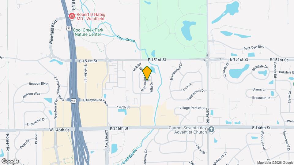 14931 Silver Thorne Way Map and Location Details