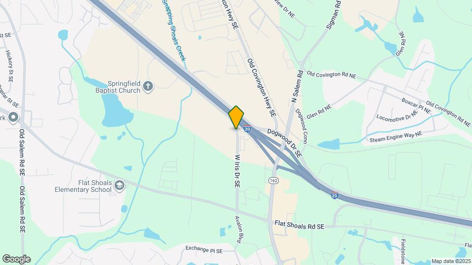 2023 W Iris Dr SE Map and Location Details