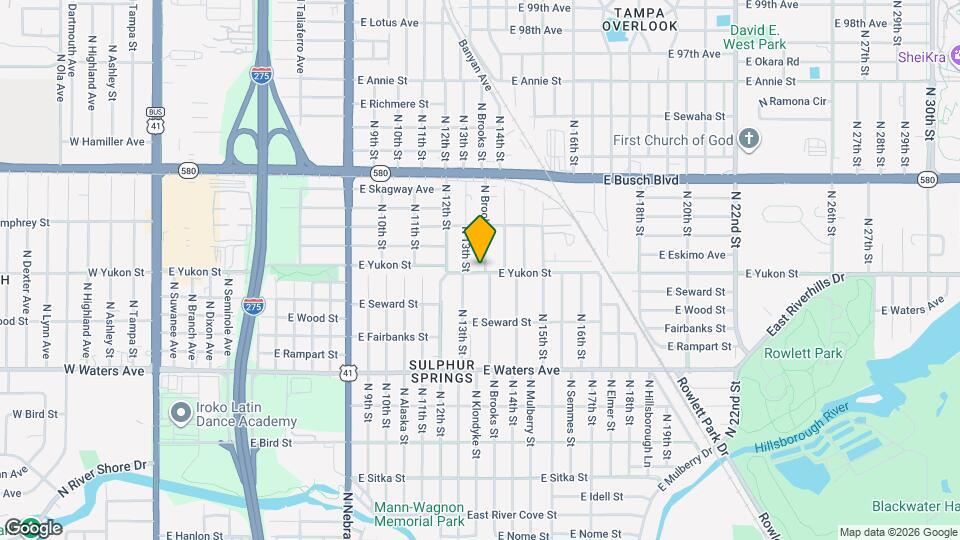 1308 E Yukon St Map and Location Details