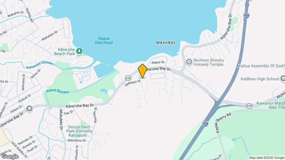 45-005 Malulani St Map and Location Details