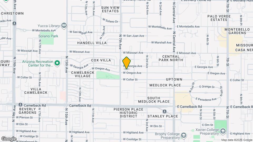 530 W Oregon Ave Map and Location Details