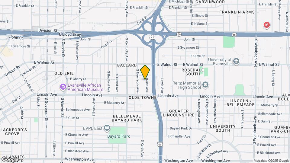 517 S Kerth Ave Map and Location Details