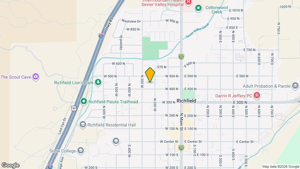 234 W 400 N Map and Location Details