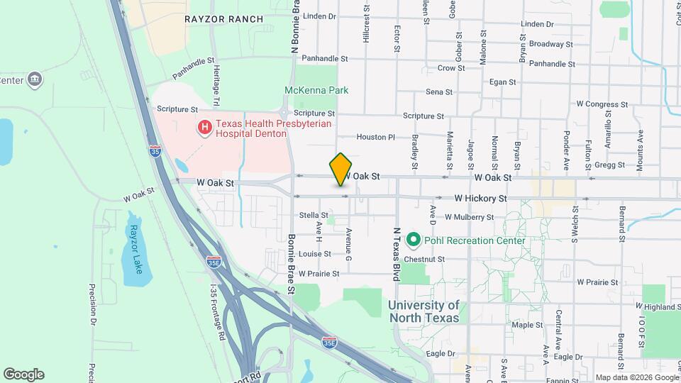 2304 W Hickory St Map and Location Details