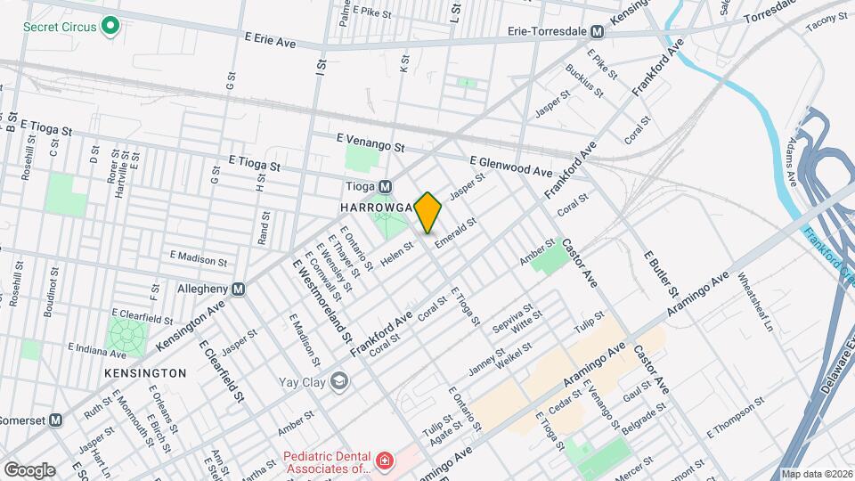 1937 E Tioga St Map and Location Details