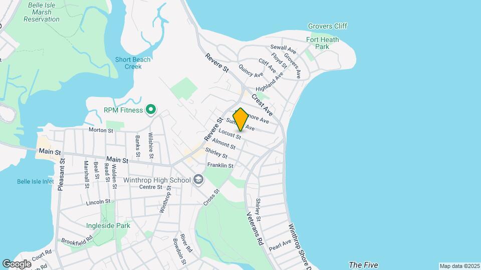 62 Locust St, Unit 1 Map and Location Details