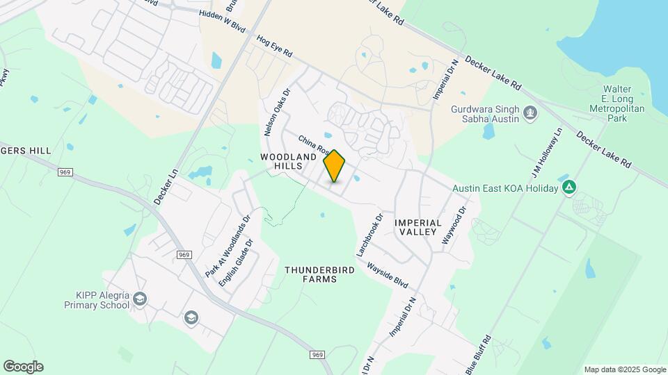 5705 Knoll Pines Pass Map and Location Details