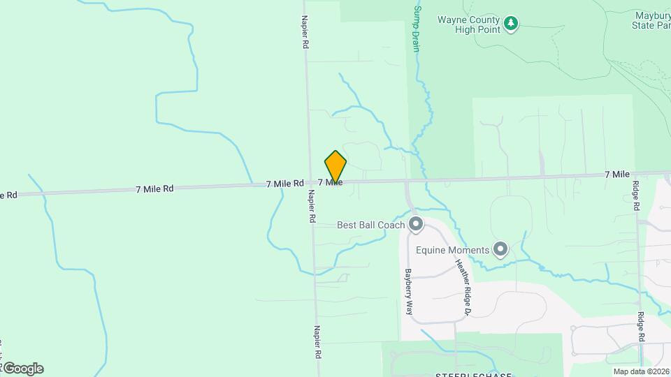 51275 W Seven Mile Rd Map and Location Details