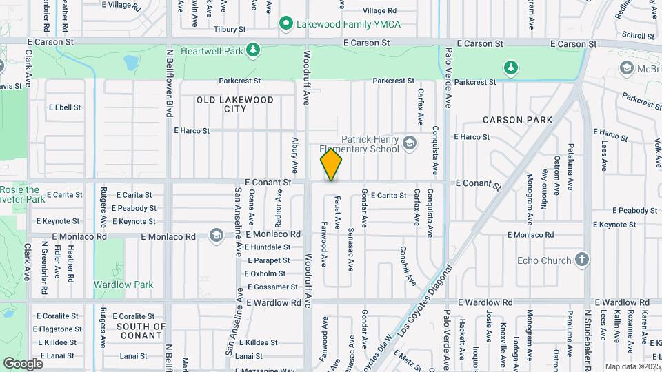 5934 E Conant St Map and Location Details