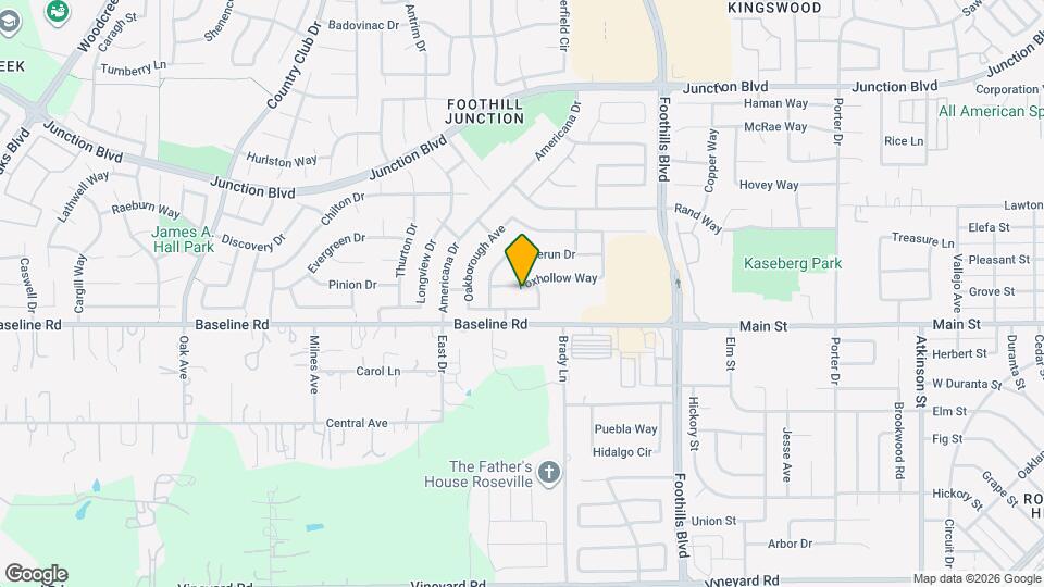 1310 Foxhollow Way Map and Location Details