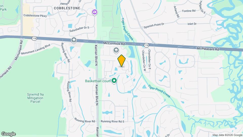 1716 Forest Lake Cir W Map and Location Details