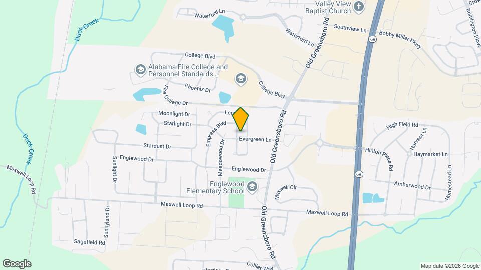 9841 Lenox Ln Map and Location Details