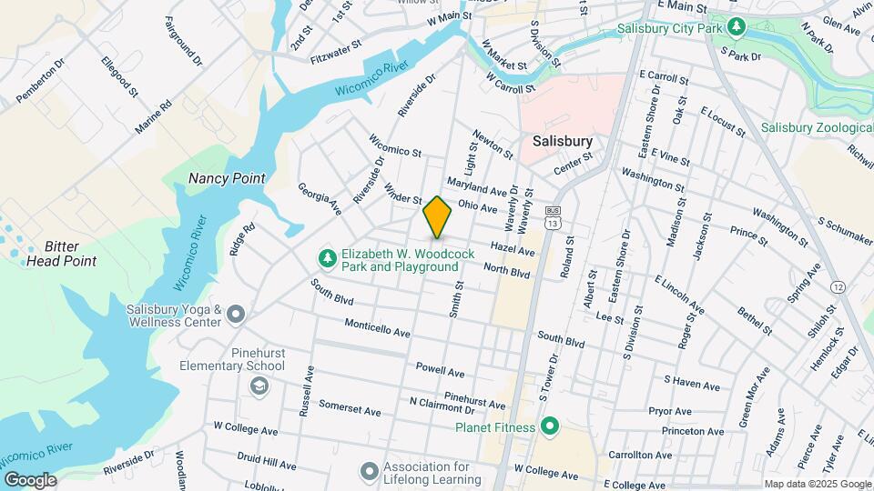 721 Camden Ave Map and Location Details