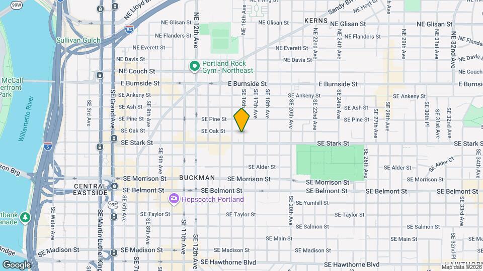 1549 SE Stark St Map and Location Details