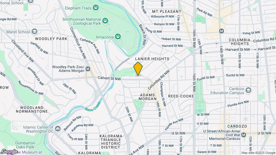 1855 Calvert St NW Map and Location Details