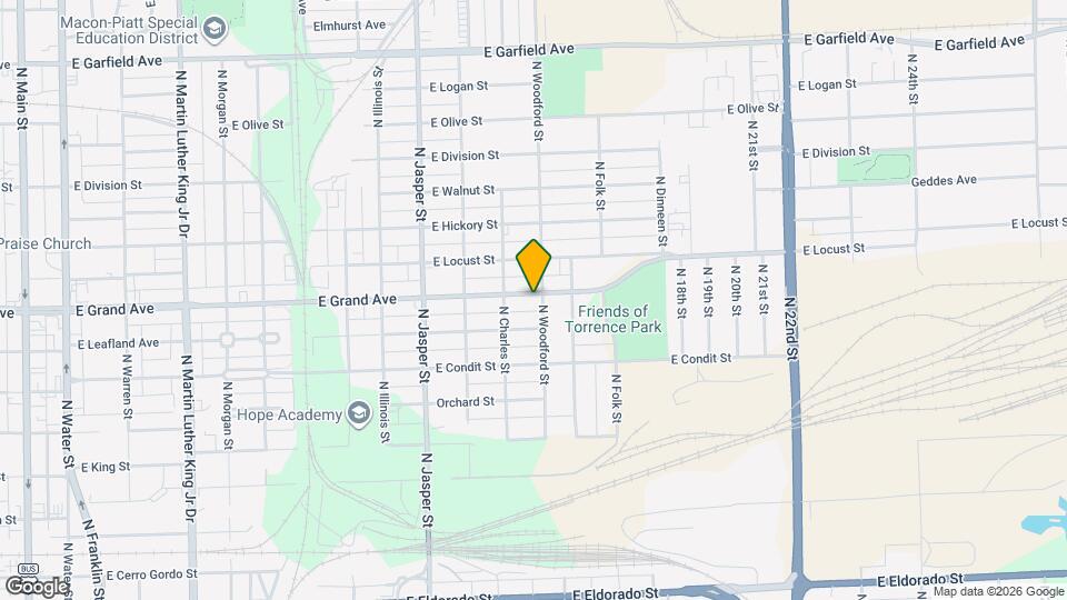 1461 E Grand Ave Map and Location Details