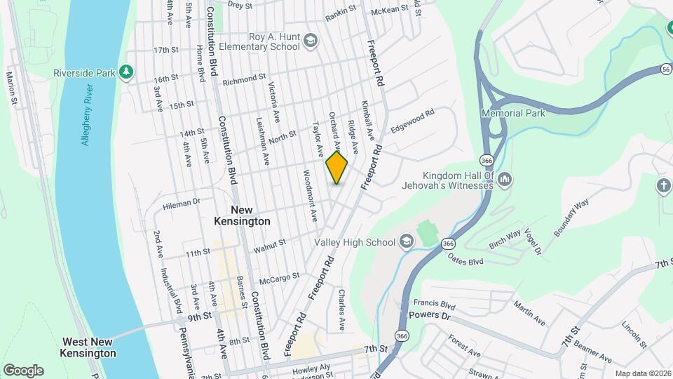 517 Ridge Ave Mapa y Detalles de la Ubicación