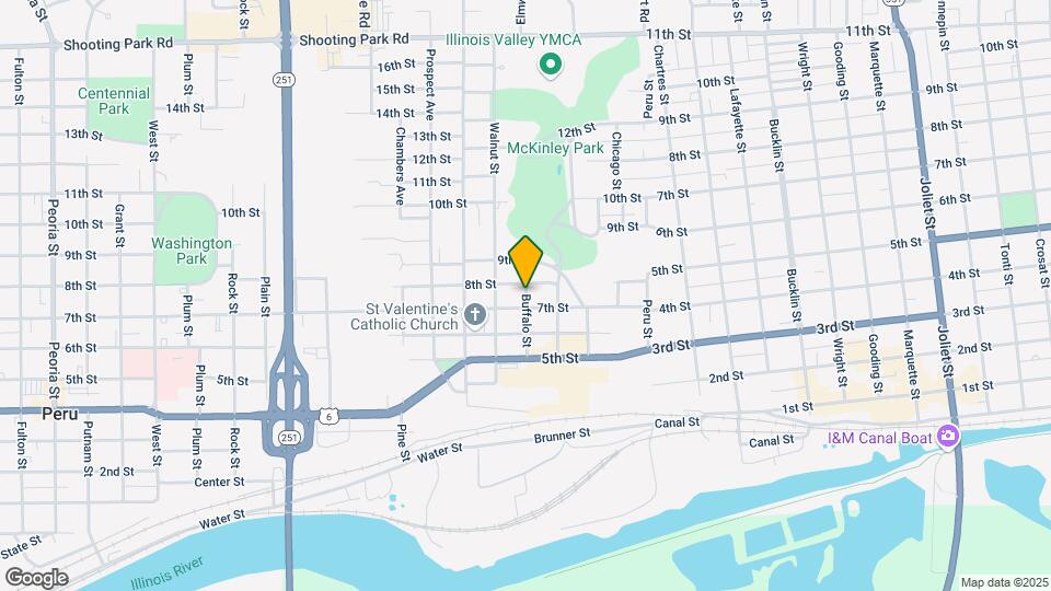 1212 Buffalo St, Unit 3 Map and Location Details