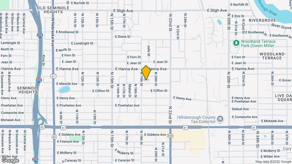 1906 E Idlewild Ave Map and Location Details