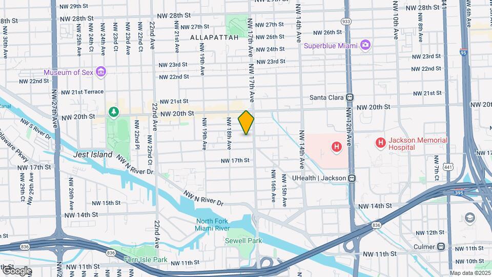 1725 NW 18th Ter Mapa y Detalles de la Ubicación