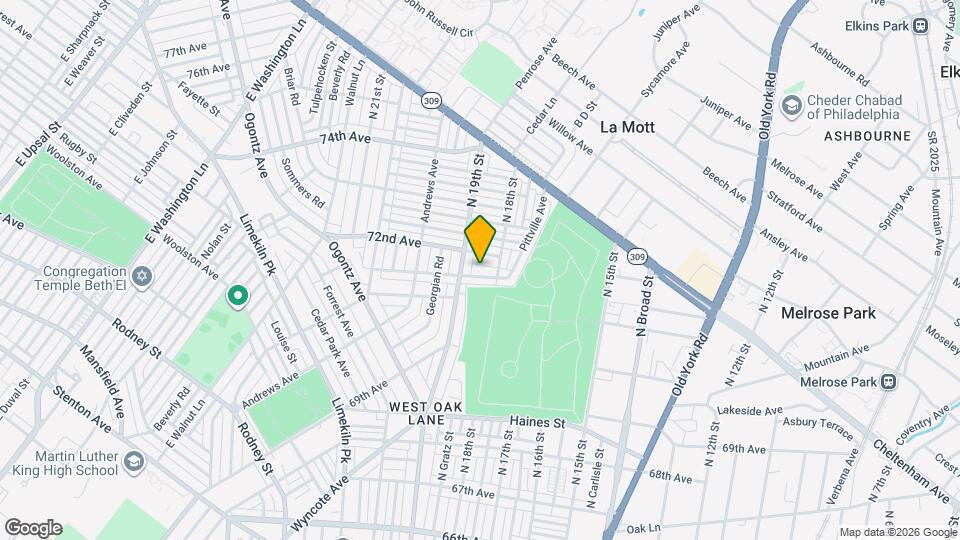 1825 Dallas St Mapa y Detalles de la Ubicación