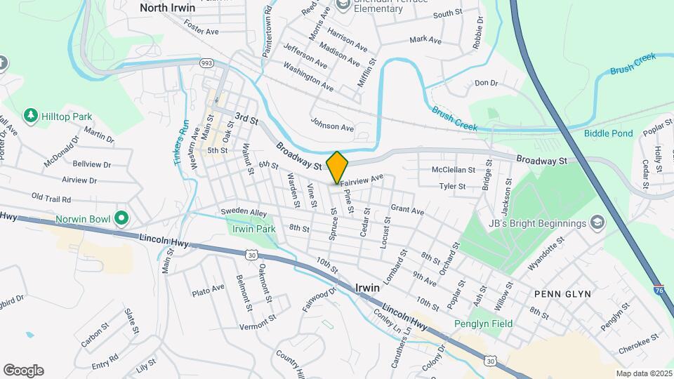 705 Short St Map and Location Details