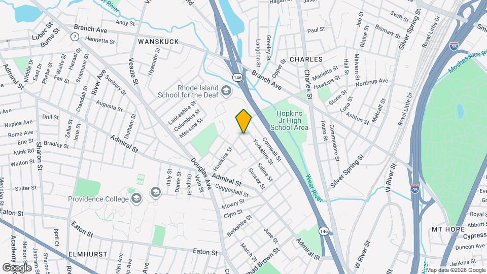 107 Hawkins St, Unit 107 Hawkins st providence ri Map and Location Details