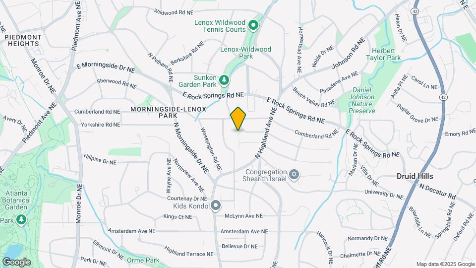 1033 Reeder Cir NE Map and Location Details