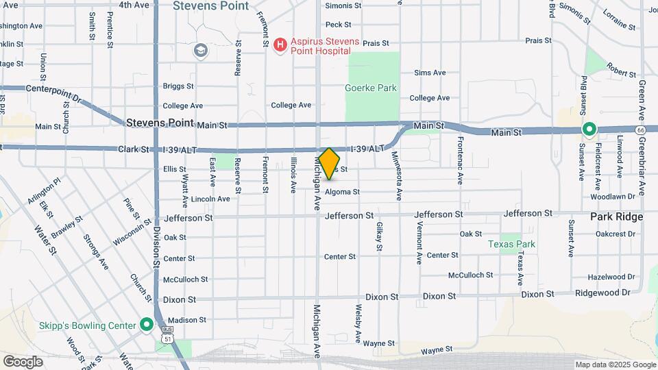 2416 Algoma St Map and Location Details