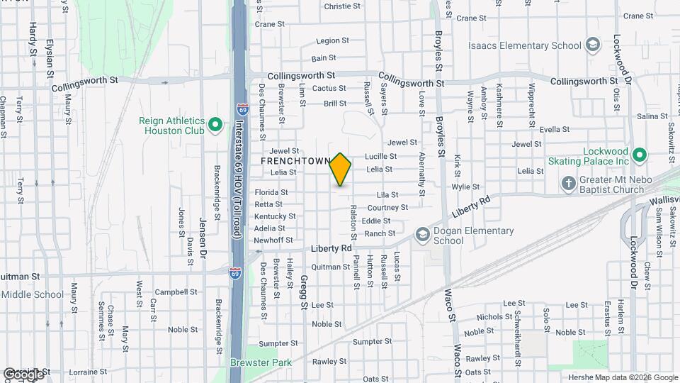 3703 Lila St Map and Location Details