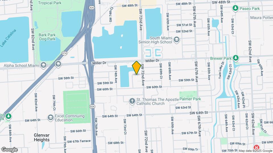 7240 SW 58th St Map and Location Details