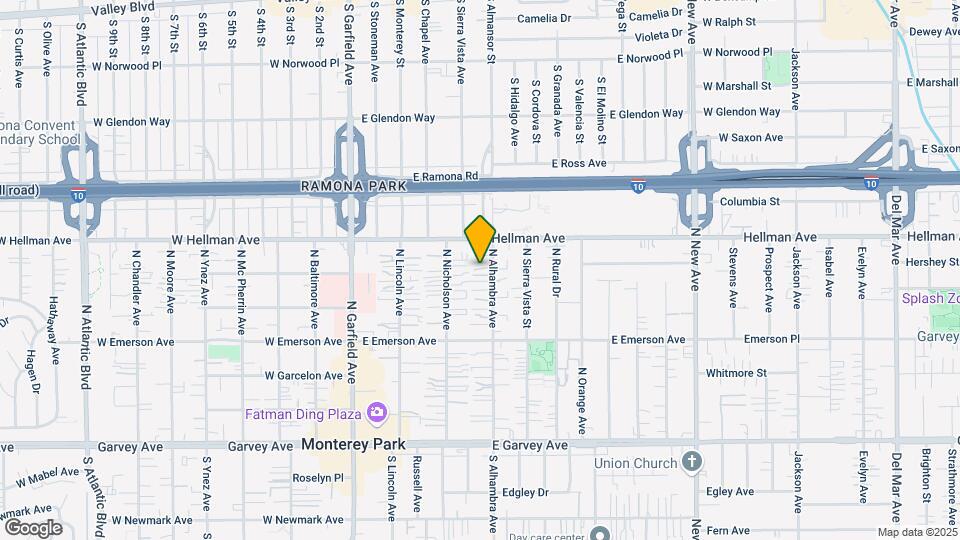 601 N Alhambra Ave Map and Location Details