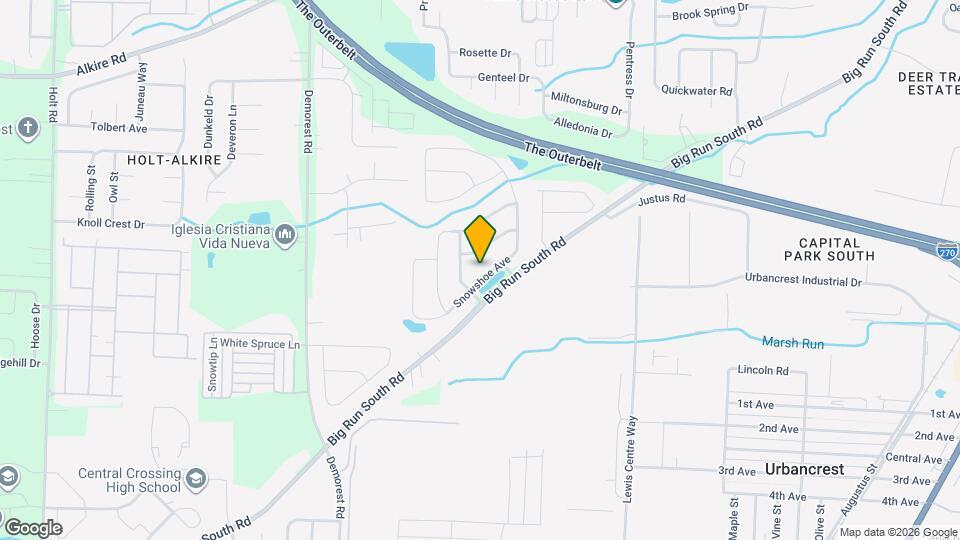 3894 Snowshoe Ave Map and Location Details