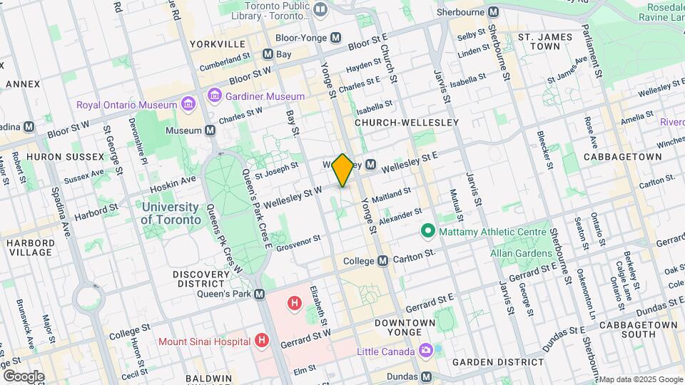 11-5011 Wellesley St W Map and Location Details