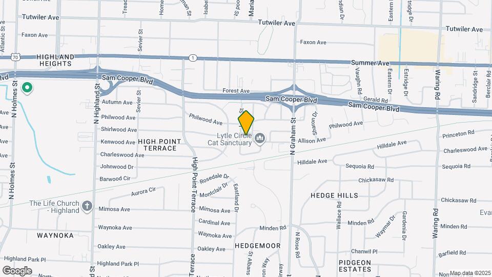 3874 Allison Ave Map and Location Details