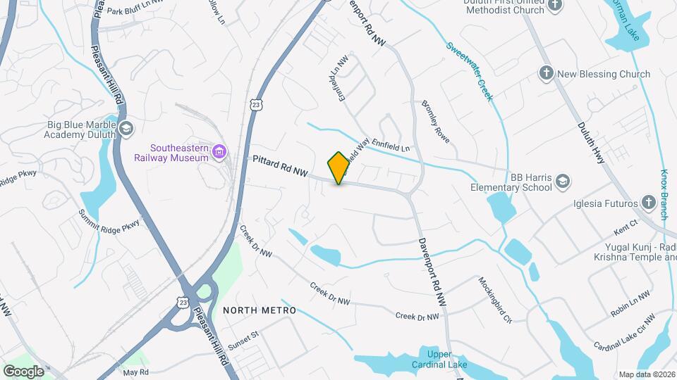 3432 Pittard Rd Mapa y Detalles de la Ubicación