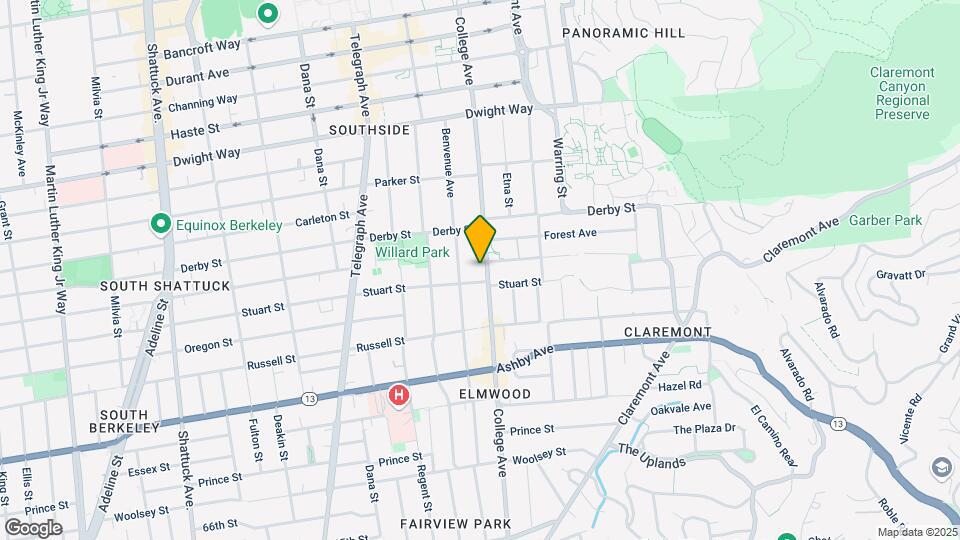 2740 College Avenue Map and Location Details