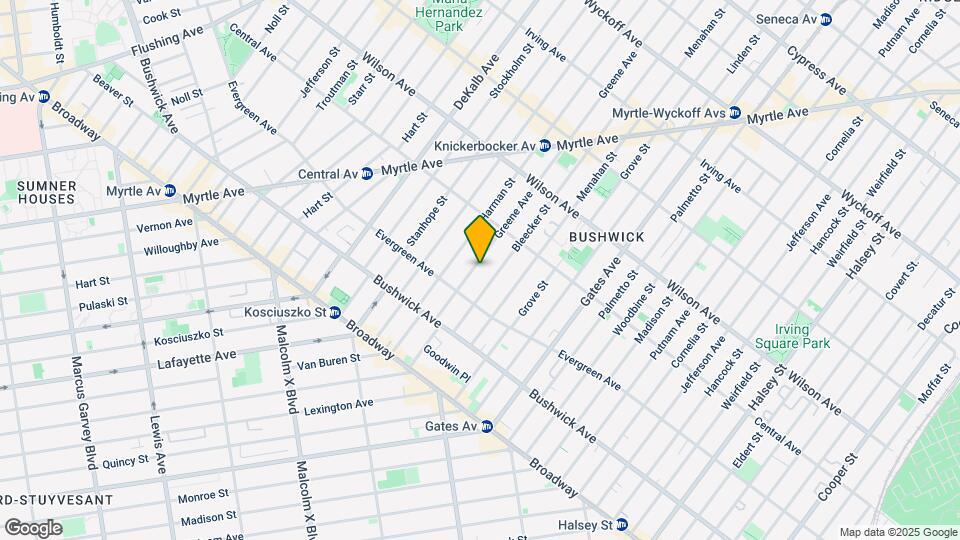 1178 Greene Ave Map and Location Details
