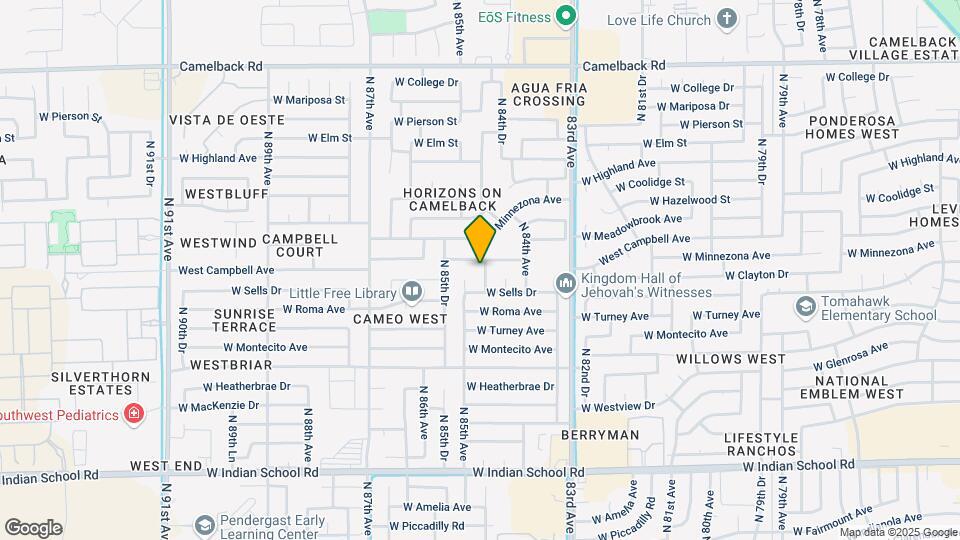 4448 N 84th Ln Mapa y Detalles de la Ubicación