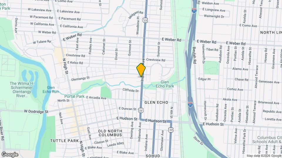 2757 Indianola Ave Map and Location Details