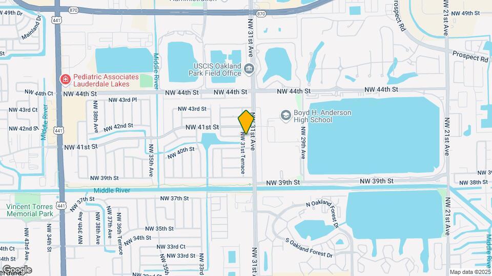 4050 NW 31st Ter Map and Location Details