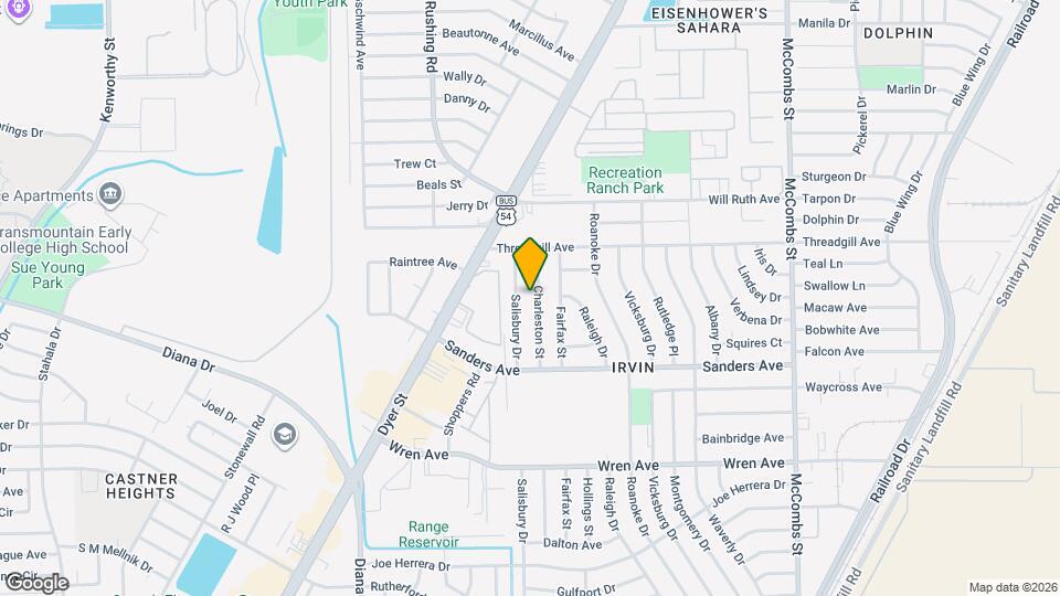 9523 Charleston St Map and Location Details