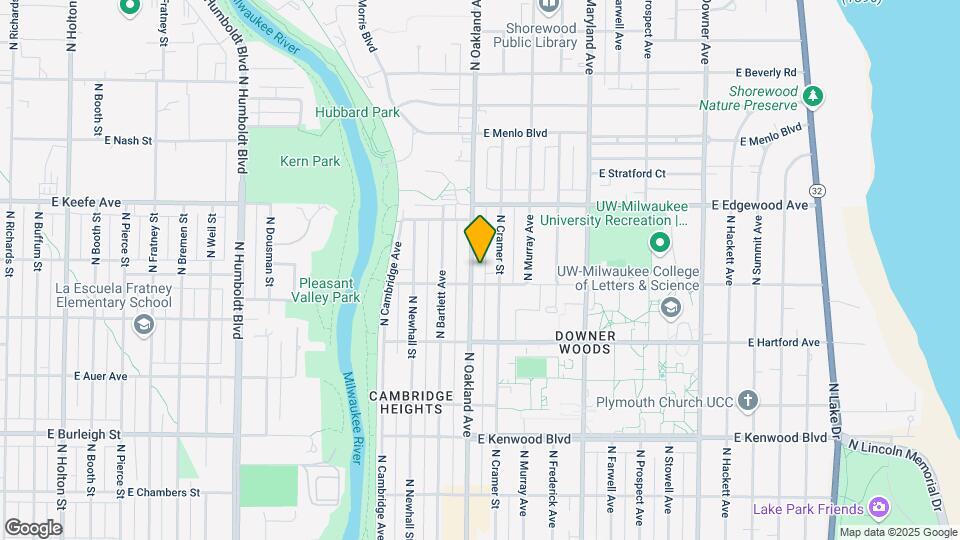 3414 N Oakland Ave Mapa y Detalles de la Ubicación
