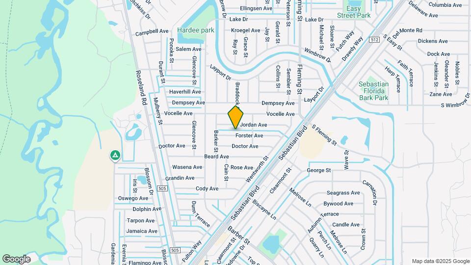 742 Forster Ave Map and Location Details