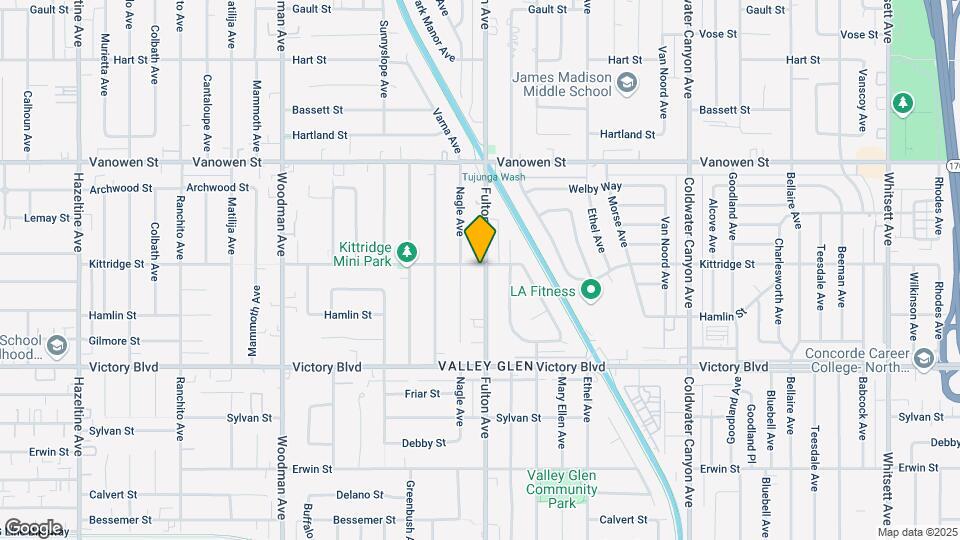 6561 Fulton Ave Map and Location Details