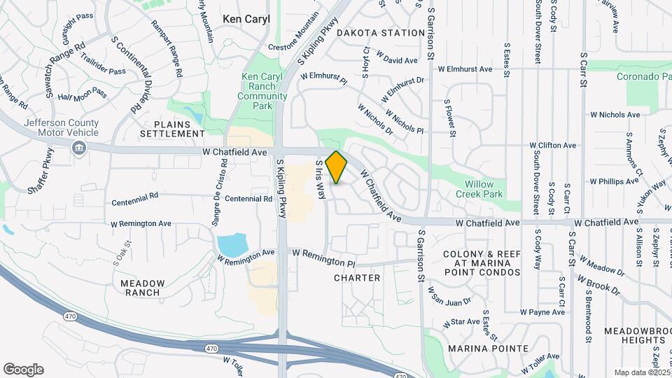 9638 W Chatfield Ave Map and Location Details
