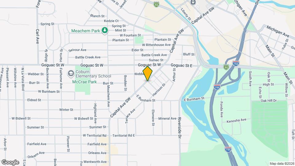 409 Capital Ave SW Map and Location Details