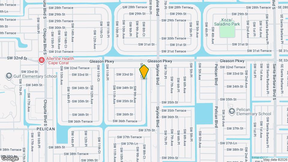 3315 SW 8th Ct Map and Location Details